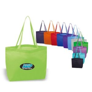 Large Heat Sealed Non Woven Tote with inchXinch Stitching on handles