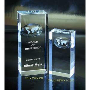 Atlas Optical Crystal Award Trophy