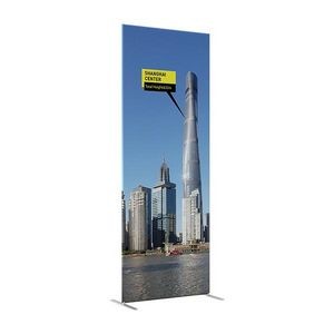 33.5"¡Á7.5'H Economy Tube Banner Stand With Steel Feet