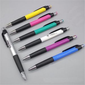 Ballpoint Pen With Rubber Grip