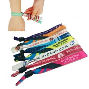 Polyester Woven Fabric Wristbands
