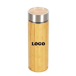 Bamboo/Stainless Steel Vacuum Bottle