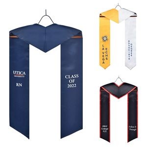 Graduation Embroidered Stole