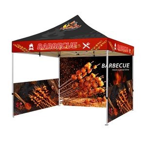 10' x 10' Trade Show Tent w/ Back Wall and Two Side Walls