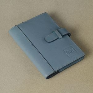 Leather Jotter with Tongue & Loop Closure (6.3"x4.53")