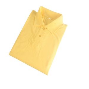 Sunflower Yellow Short Sleeve Cotton Polo T-Shirt