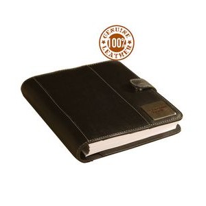 The Brown Book - Genuine Leather Planner & Organizer with Magnetic Tab Closure (9.5"x8")