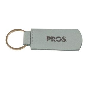 Floating Piece Leather Key Tag (2.76