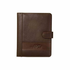 Leather Padfolio with Tongue Closure