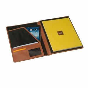Leather Padfolio with Card Slot & Device Pocket