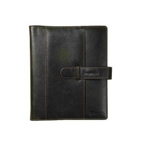 Leather Padfolio with 6-Ring Binder