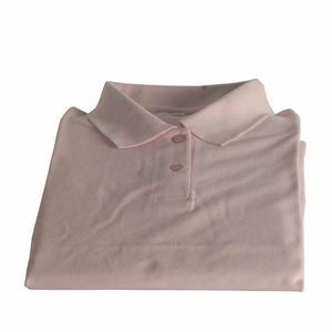 Pink Short Sleeve Cotton Polo T-Shirt