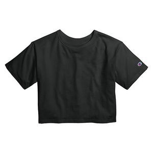 Girl's Cropped Cotton Tee