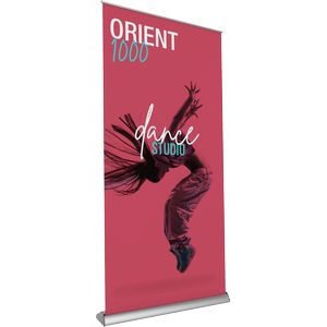 Orient 1000 Silver Retractable Banner Stand