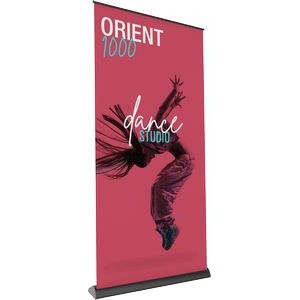 Orient 1000 Black Retractable Banner Stand