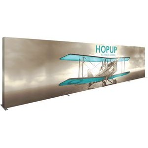 Hopup™ 30ft Full Height Straight Display Full Fitted Graphic
