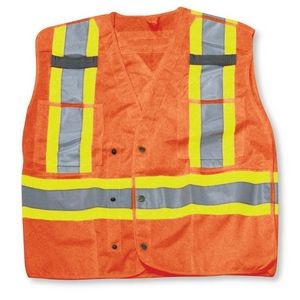 Polyester Snap Safety Vest