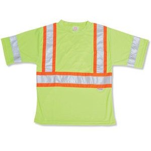 Poly Wicking Lime Green T-Shirt
