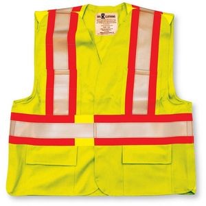 Fire Retardant Lime Green Ultrasoft Safety Vest