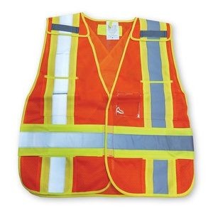 Orange Mesh Versatility Safety Vest
