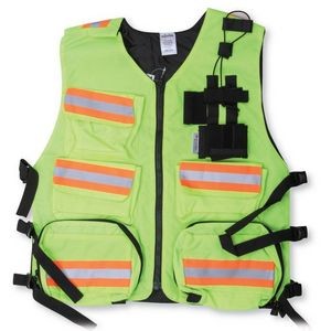 Lime Green First Aid Safety Vest