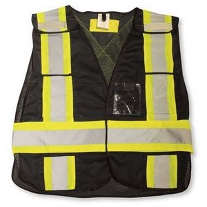 Black Mesh Versatility Safety Vest