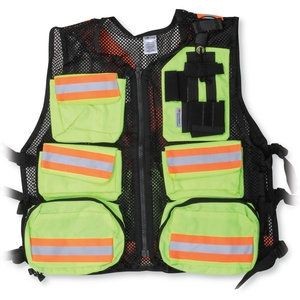 Lime Green Mesh First Aid Safety Vest