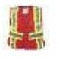 Red Fire Resistant Indura Ultrasoft® Traffic Safety Vest