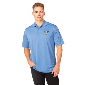 Zorrel Men's Rockhurst Syntrel Jacquard Stripe Polo Shirt