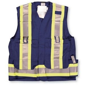 Navy Blue Indura Ultrasoft® Surveyor Safety Vest