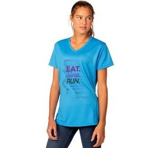 Zorrel® Ladies' Marathon Syntrel™ V-Neck Training Tee Shirt