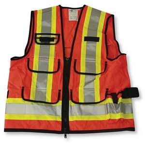 Orange Supervisor Vest w/Mesh Option