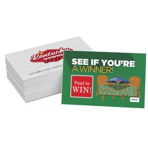 2.125" x 3.375" Peel-to-Win Card