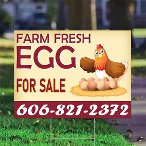 24" x 18" Double Side Yard Signs - Full Color
