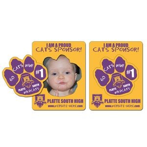 Magnet - Picture Frame Paw Print Punch (3.5x4.5) - 30 Mil