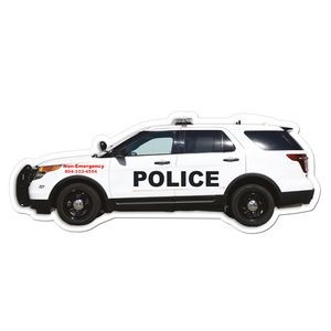 6.39x2.50 Police Car Shaped Magnets - 20 Mil