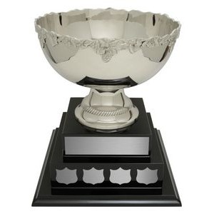 Paisley Bowl Annual Nickel Plated Brass Cup Golf Award (11.625" x 8.375")