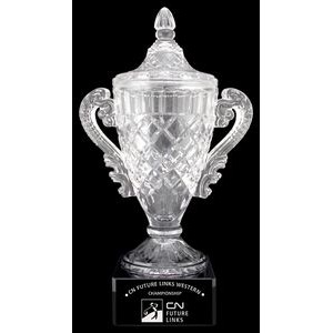 10.25" Elizabeth Glass Cup Golf Award
