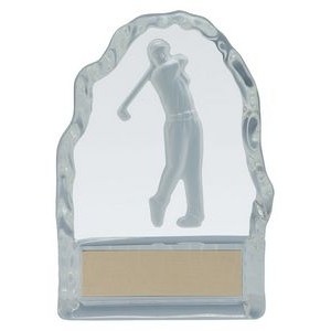Glass Male in Iceberg Golf Award