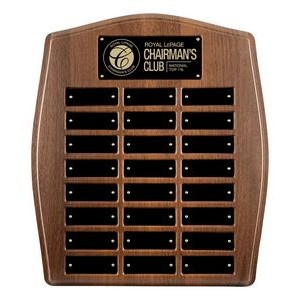 Honour Annual Plaque w/Laser Engraved Plate (14" x 16")