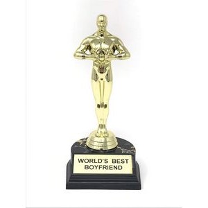 World's Best Boyfriend Trophy- 7 Inch Novelty Trophy