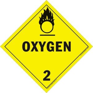 Oxygen Polycoated Tagboard Placard - 10.75" x 10.75"