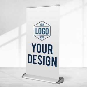 Supreme Retractable Banner and Stand - 33" x 85"