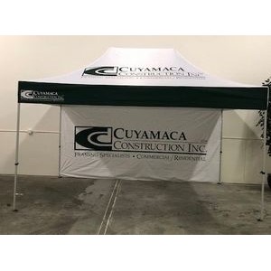 10ft x 15ft Tent Canopy-Aluminum Frame - Full Color Imprint