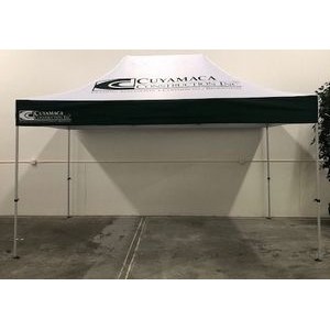 10ft x 15ft Tent Canopy-Powder Coated Steel Frame - Full Color Imprint