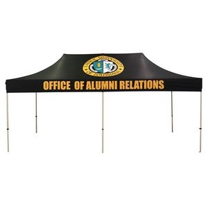 10ft x 20ft Tent Canopy-Powder Coated Steel Frame - Full Color Imprint