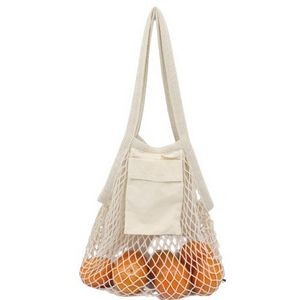Collapsible Cotton Mesh Tote