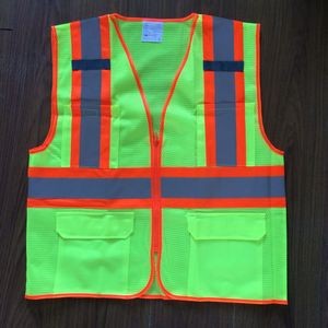 High Visibility Mesh Safety Vest