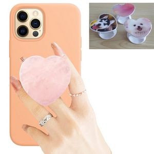 Hand Grip Phone Heart Shaped Stand