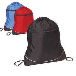 Cinch Pack With Zipper Pocket